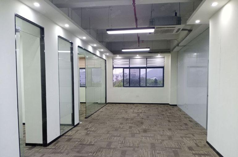 石岩北环新出257平米办公厂房出租，有装修前台办公室现成水电
