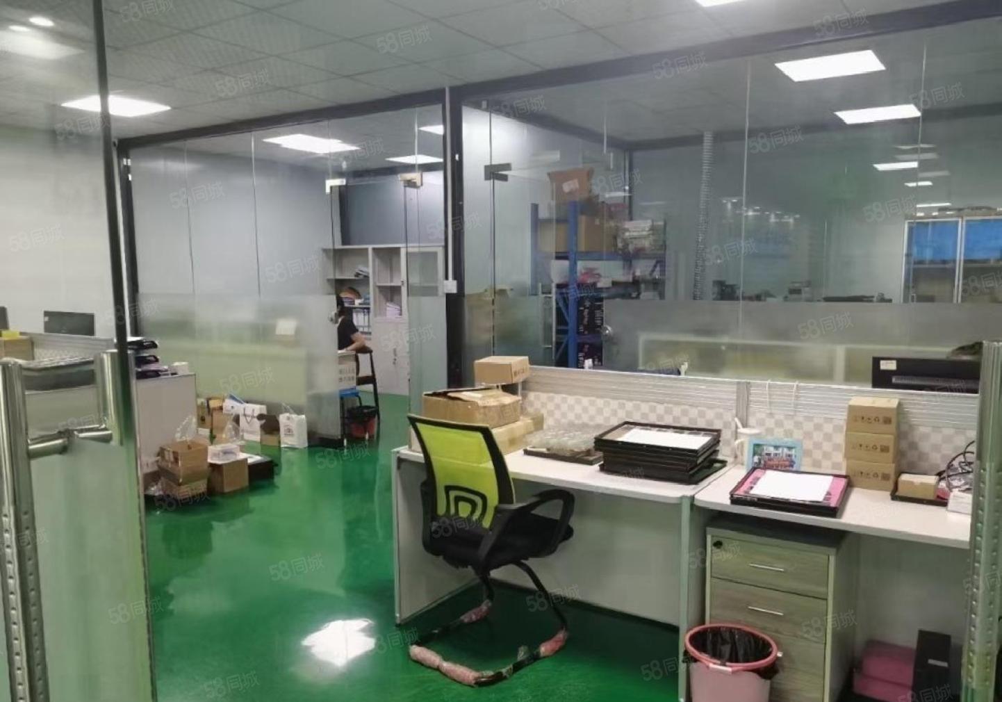 松岗罗田原房东整层2300平厂房出租 无尘车间 豪华精装修