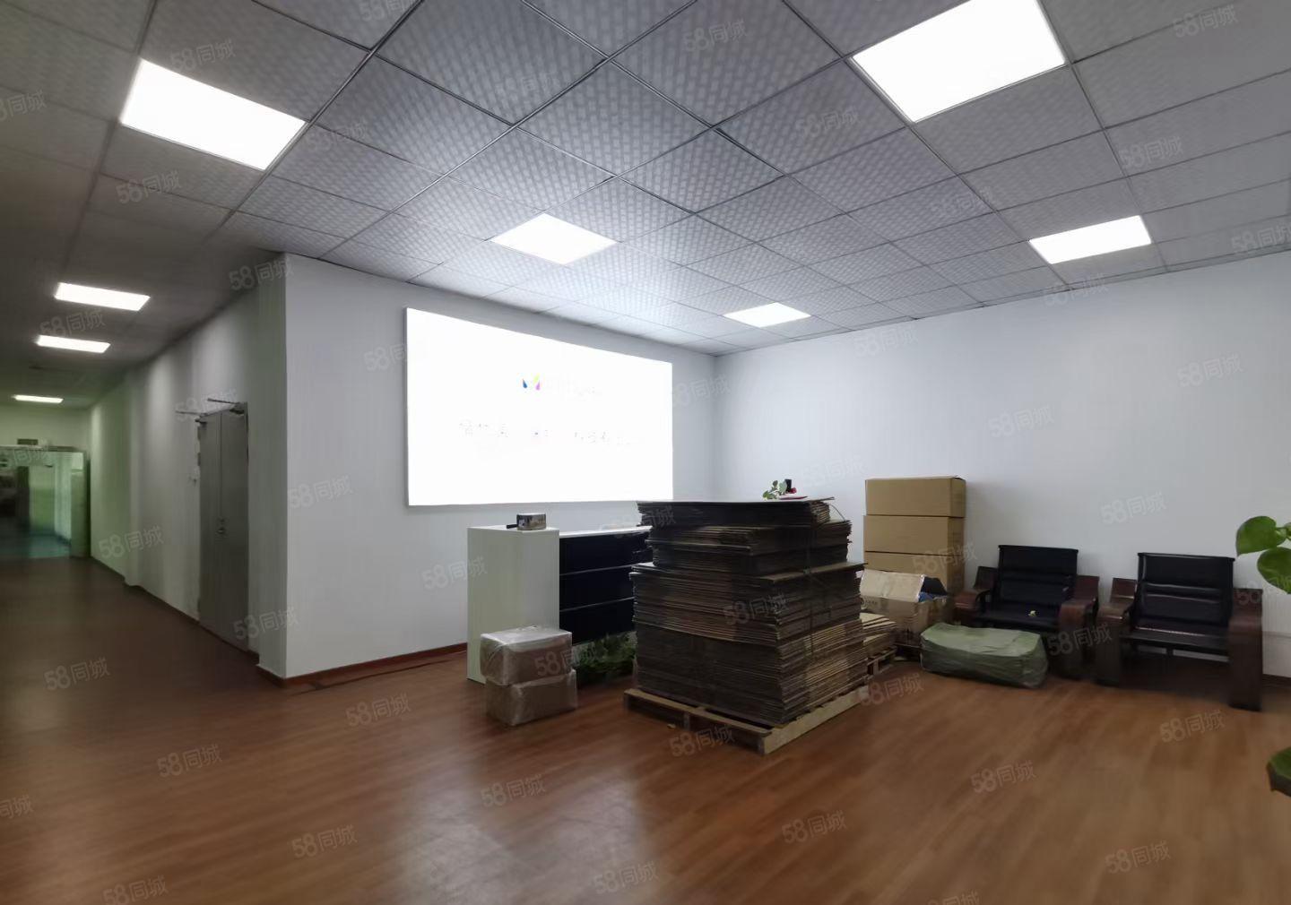 沙井双高速路口原房东楼上1000平精装修厂房仓库出租可办环评