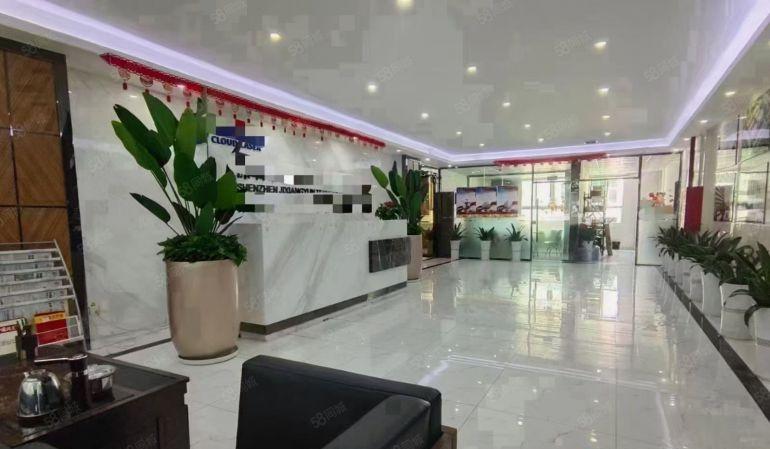 西乡兴东地铁厂房楼上2000平方整层精装修办公室仓库低价出租