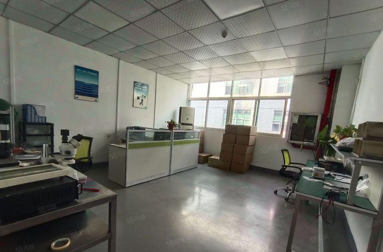 西乡固戍1000平精装设备电子厂房低价出租原房东红本大型区园