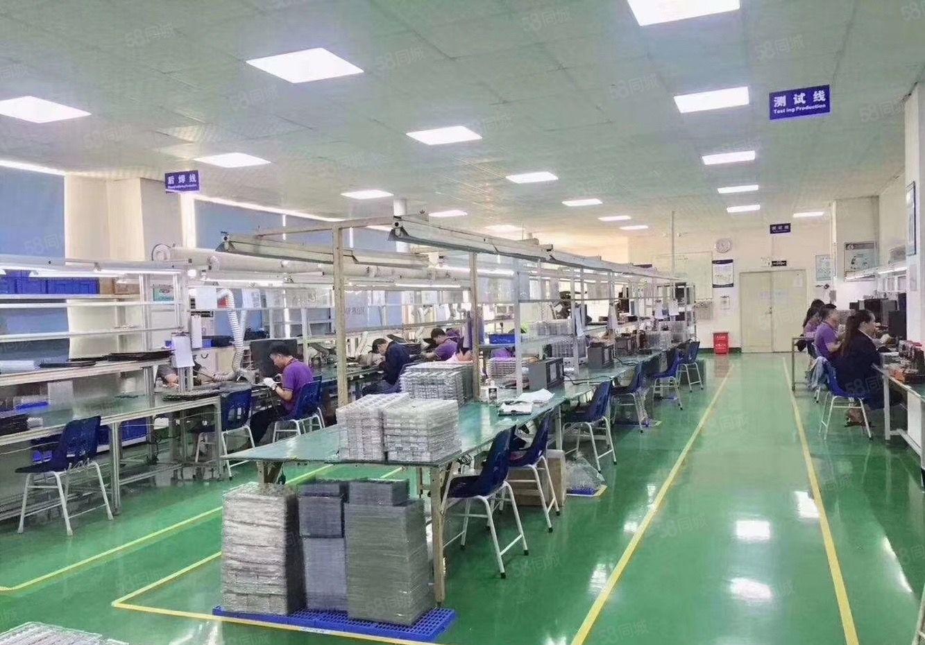 松岗碧头新出原房东楼上带装修1500平方厂房招租