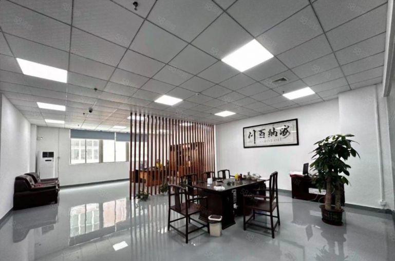 西乡固戍1000平精装修电子厂房低价出租原房东工业园区分租