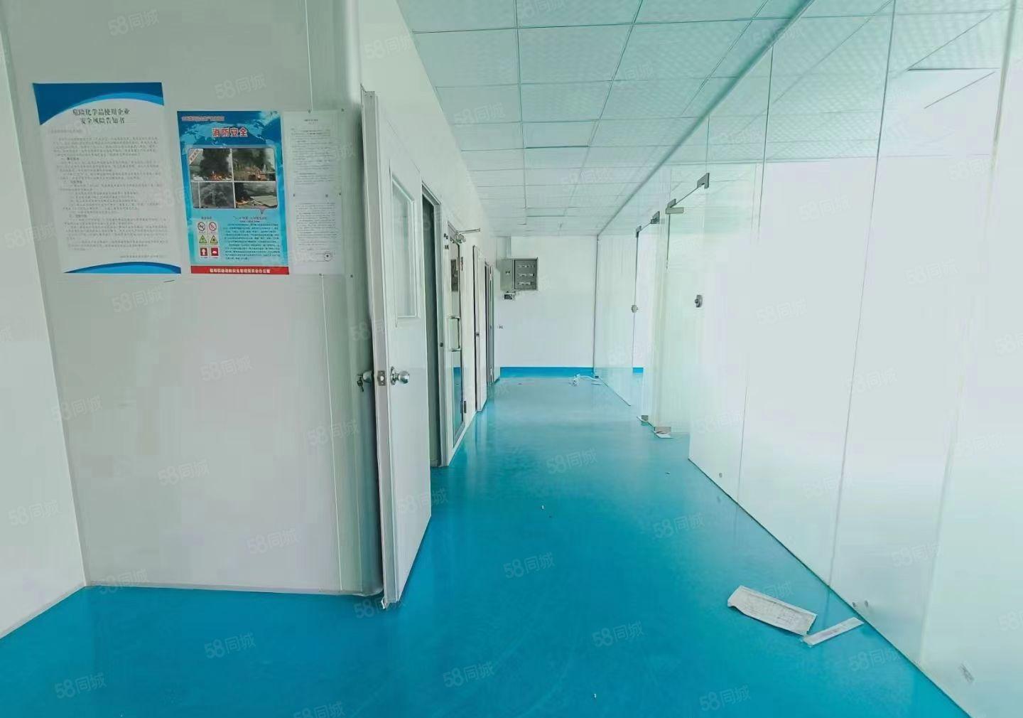 宝安福永和平工业区楼上300平带装修办公室无尘车间己空置