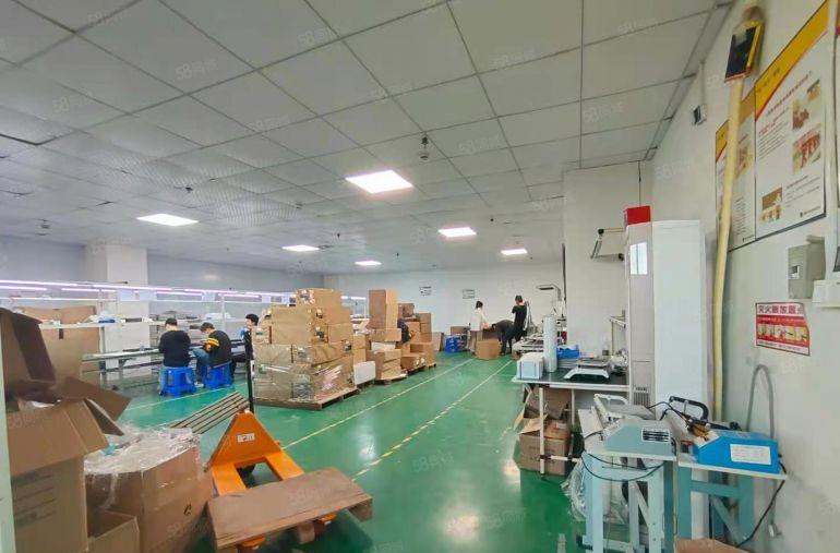 福永厂房出租凤凰500平精装修办公室一楼低价物流仓库分租观澜