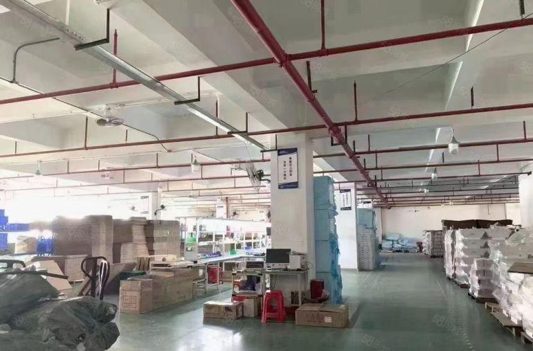 西乡地铁口楼上1180平精装修厂房无转让费出租办公室仓库分租