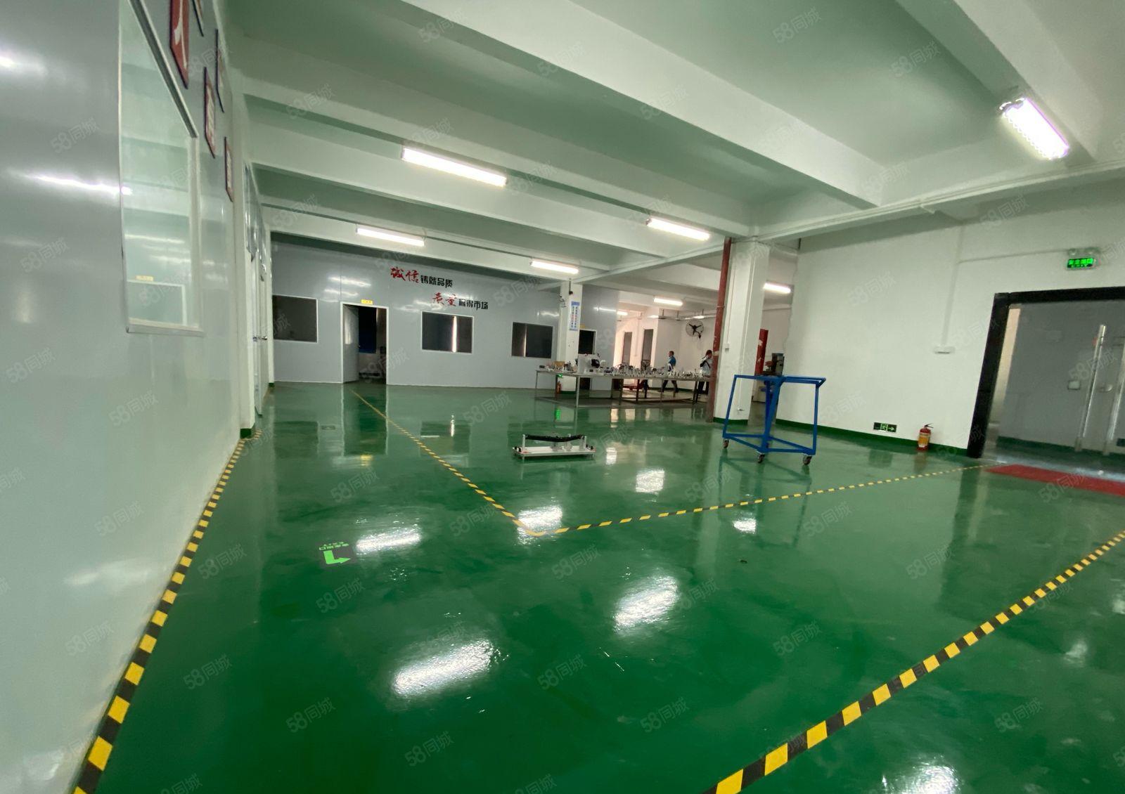 沙井后亭地铁口后亭工业园区楼上900平精装修厂房出租