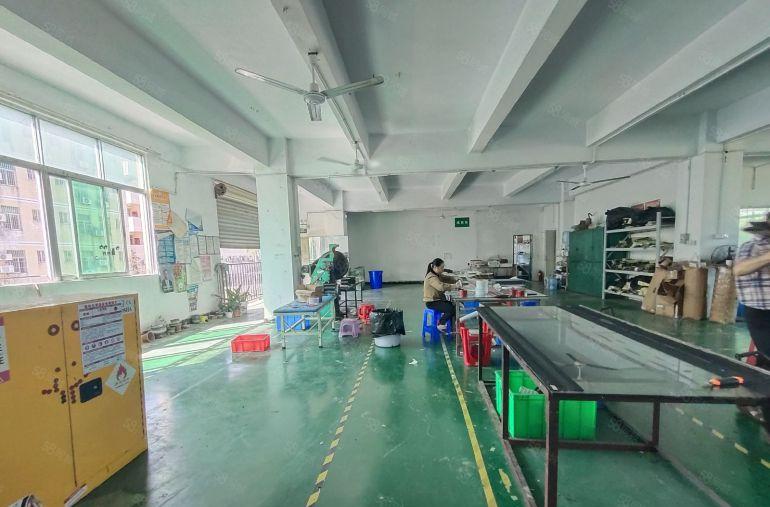 特价22元，西乡簕竹角，楼上带装修整层690平厂房，带吊机口