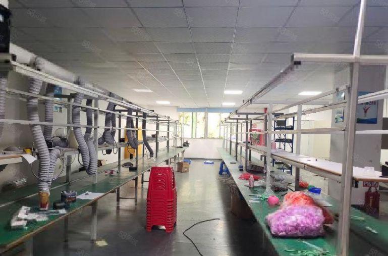 西乡固戍大型工业园电梯囗精装修400平办公厂房拎包入驻