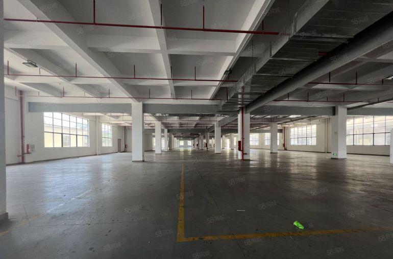 沙井原房东一楼红本厂房2380平方出租带卸货平台地坪漆空地大