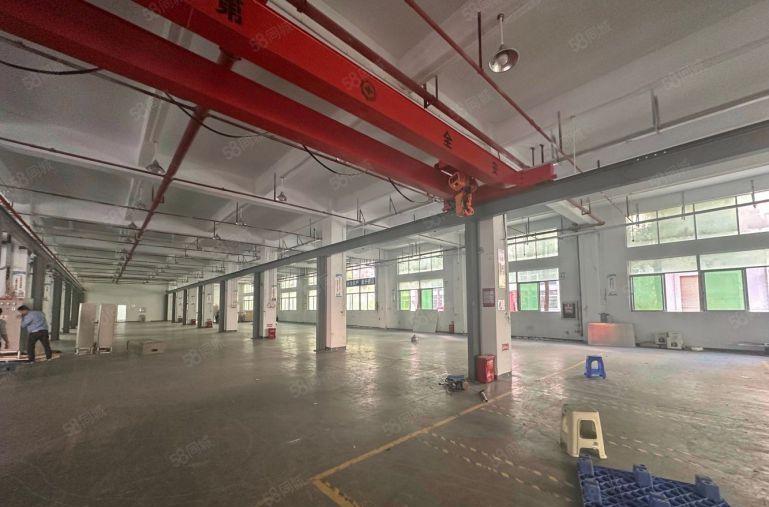 福永白石厦工业区独院一楼1800平高6米电改园区一手房东厂房