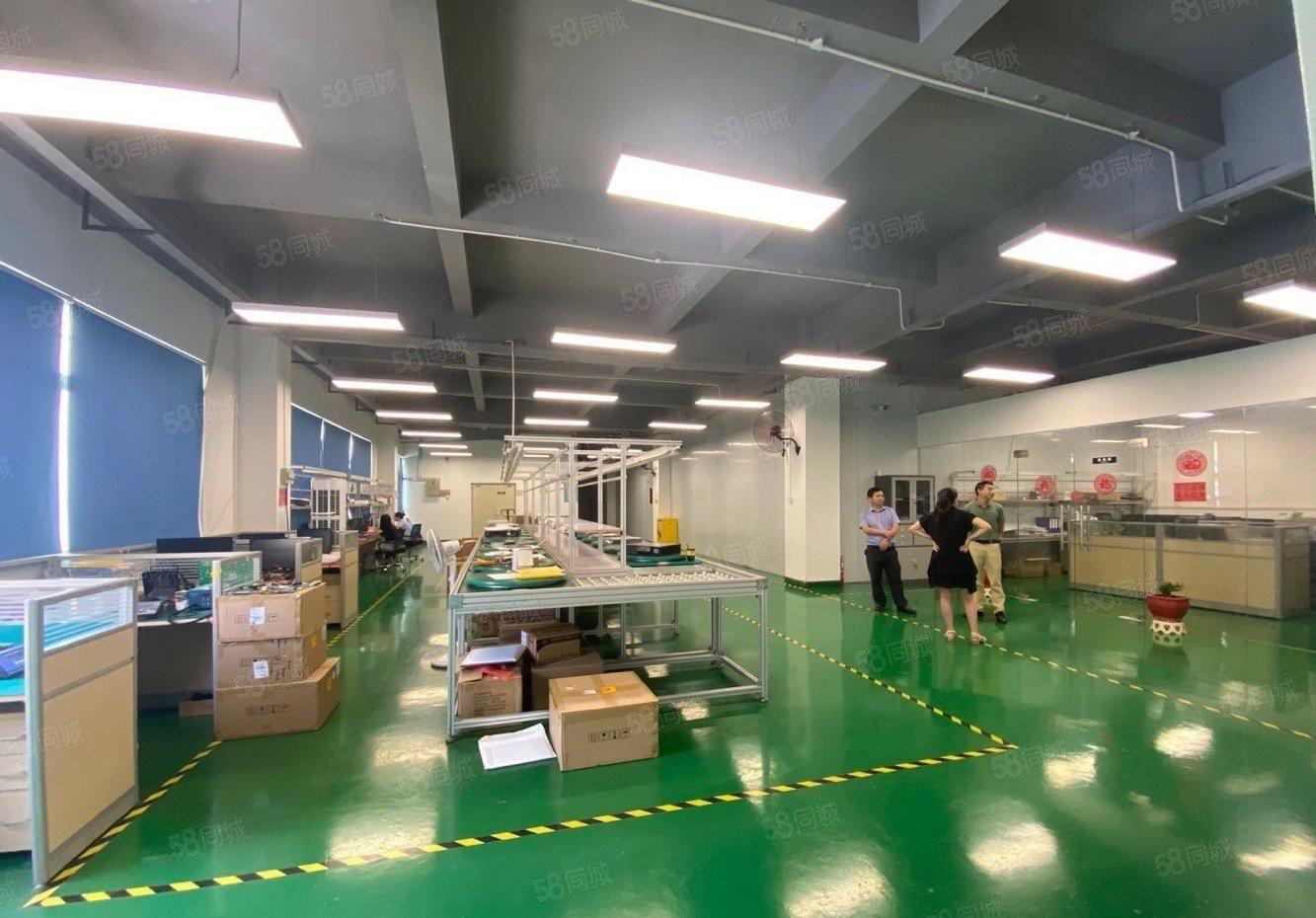 沙井高新园区1000平原房东精装一楼二楼仓库出租红本厂房出租