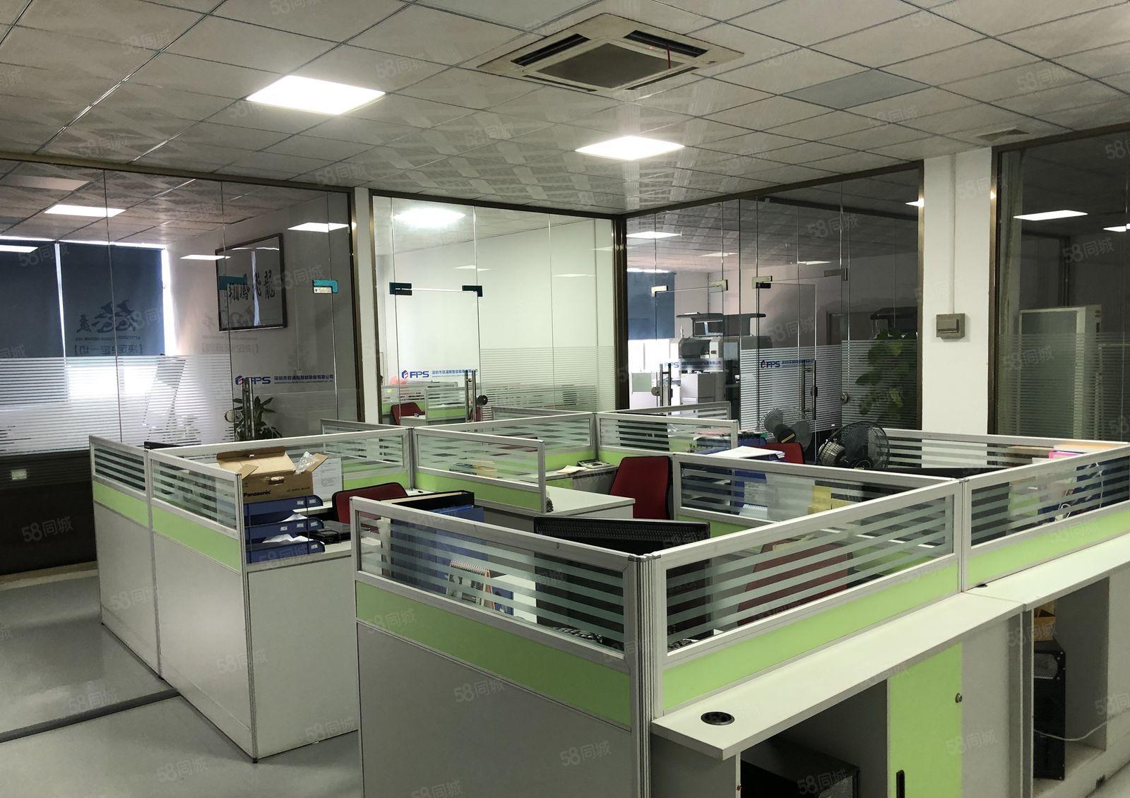 沙井后亭地铁口附近整层1500平米精装修厂房出租