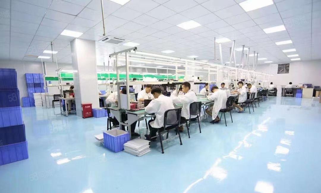 石岩北环上屋地铁口原房东精装修厂房1550平出租，可办环评