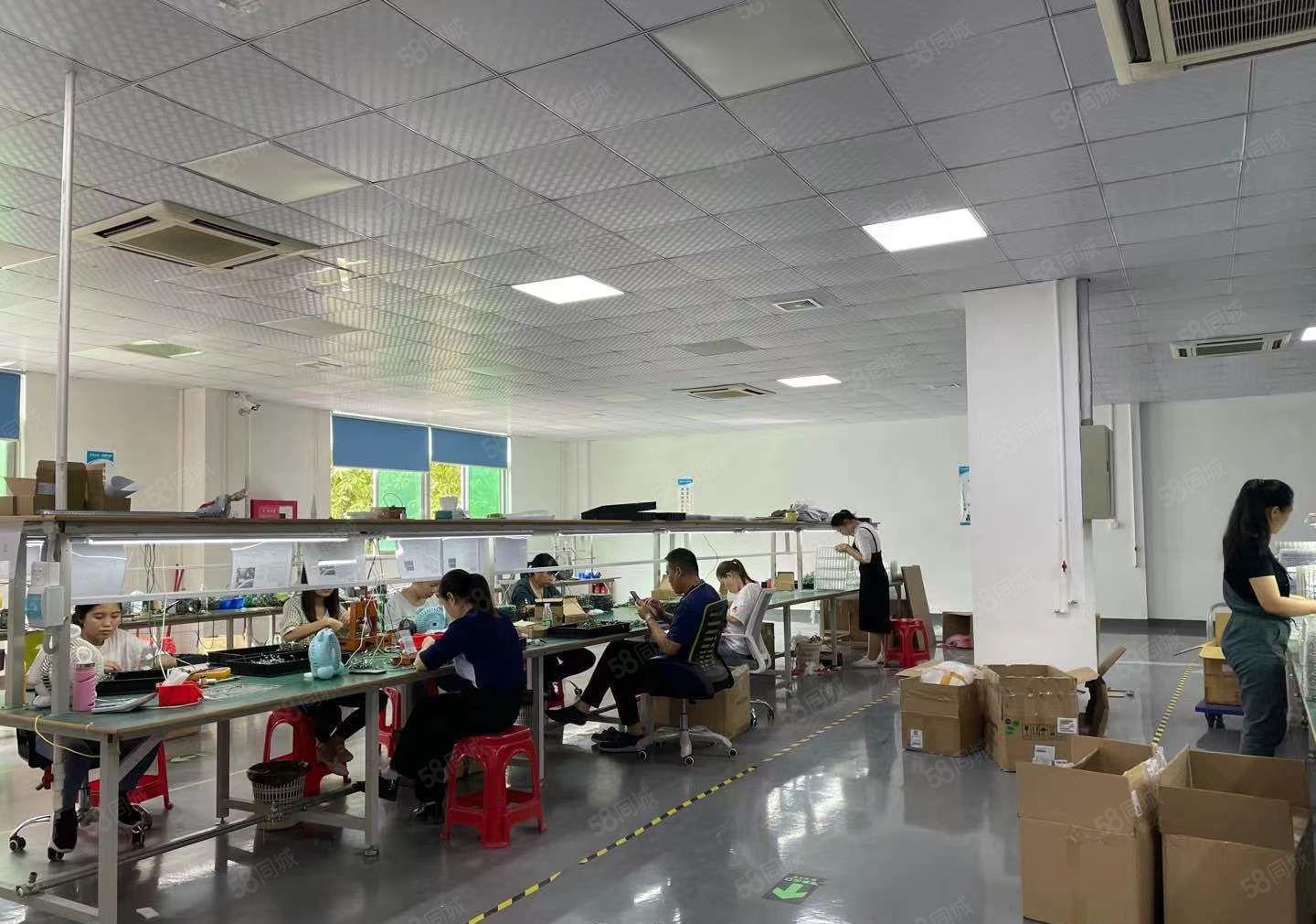 福永地铁口1600精装修厂房出租分租仓库招租独院无尘车间分租