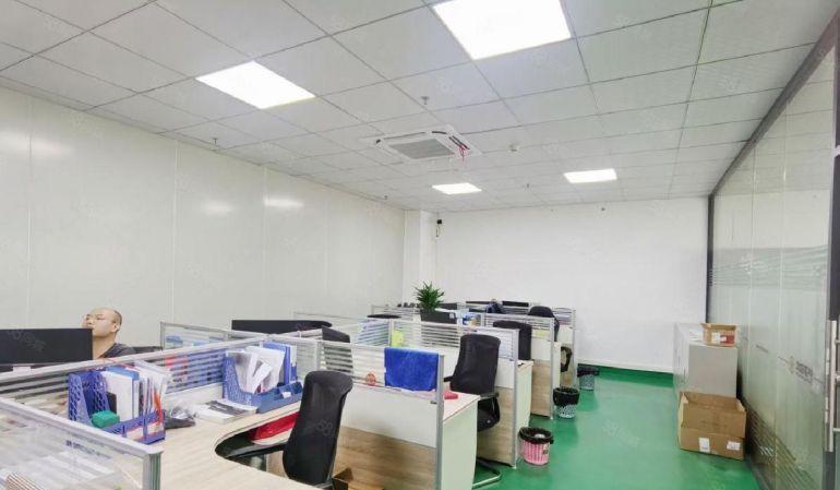 西乡固戍电改园区500平精装修宝安大道边组装电子电商厂房出租