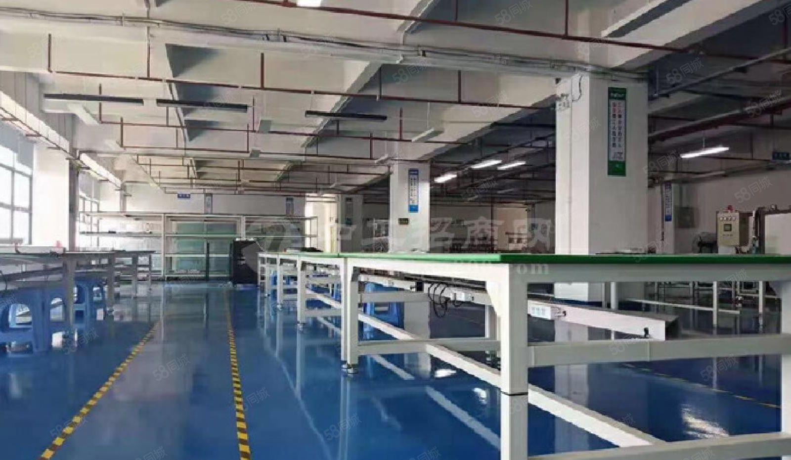 沙井北环科技园新出楼上精装修2800厂房出租，无需转让费，