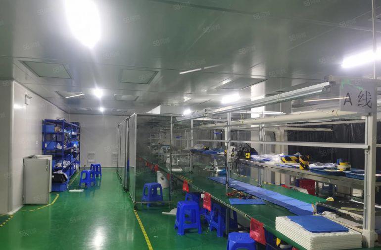 2000松岗地铁口附近厂房出租2楼整层实际面积带装修红本低