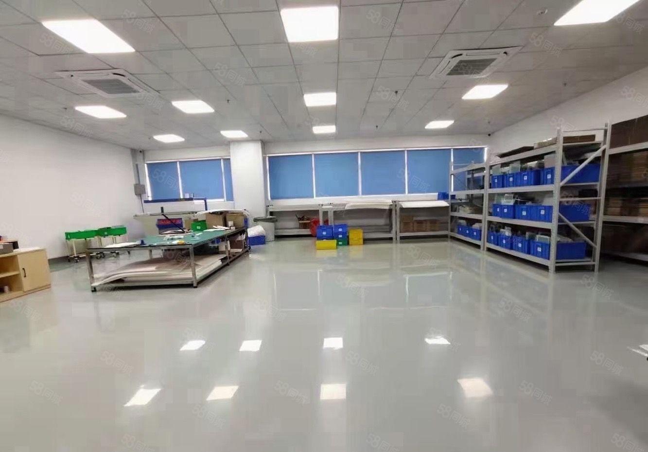 500平起分宝安沙井楼上1500平特价厂房出租精装修整租