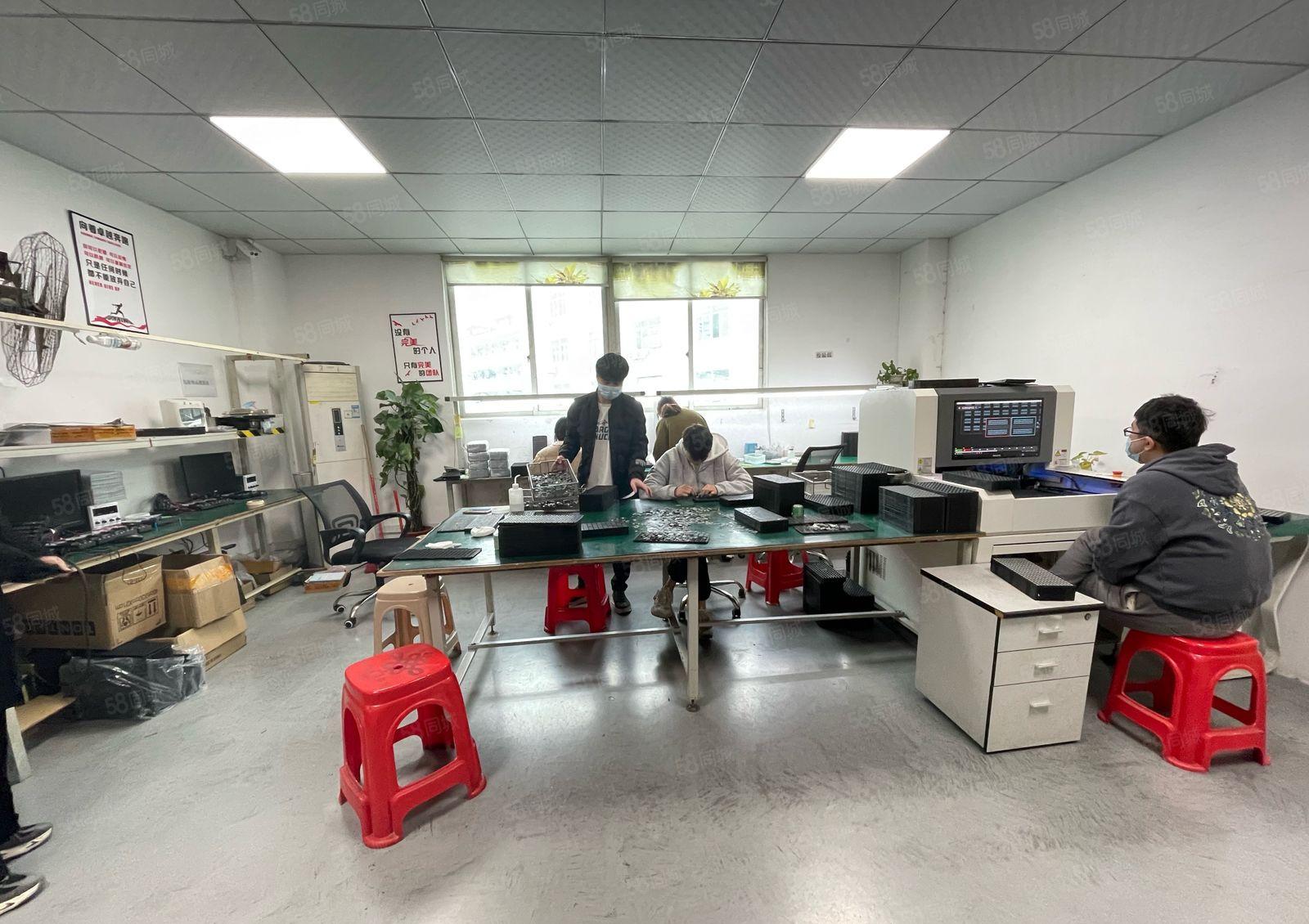 西乡固戍，大型工业区，带装修473平厂房仓库出租，带吊机口