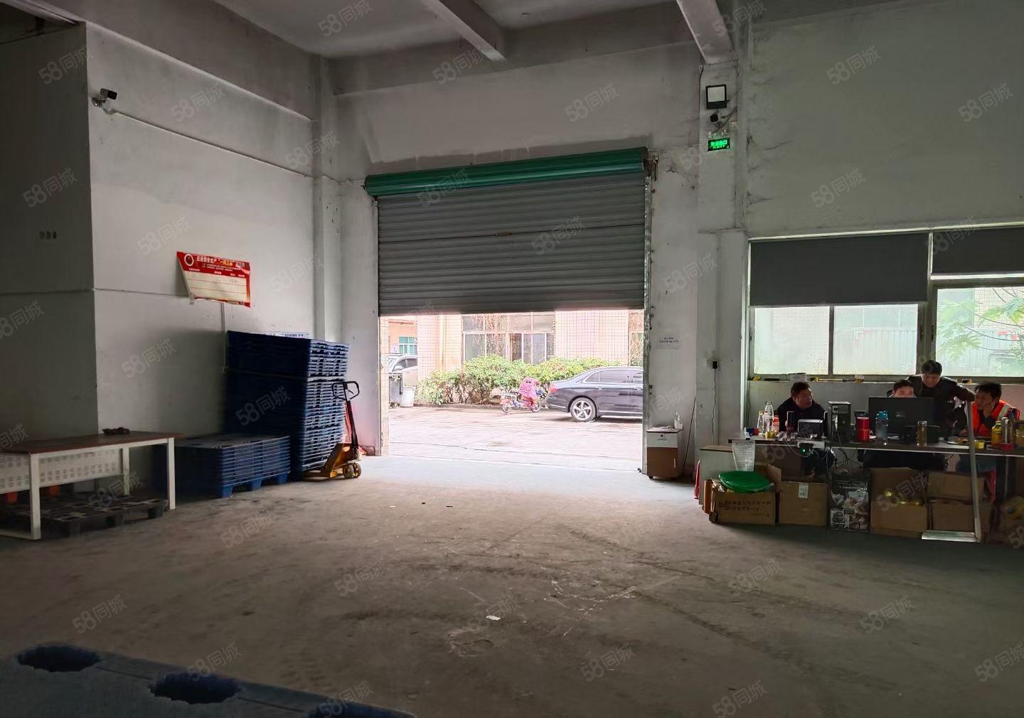 龙华福民茜坑地铁站一楼1600平厂房出租，可进货柜车