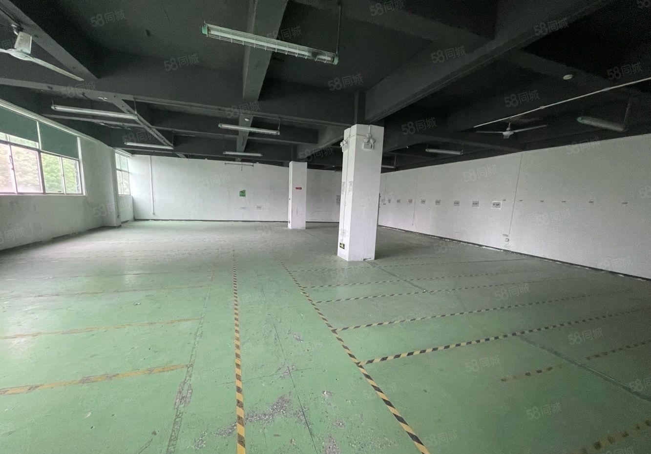 龙华观澜富民地铁口3楼700平带装修厂房出租原房东没公摊