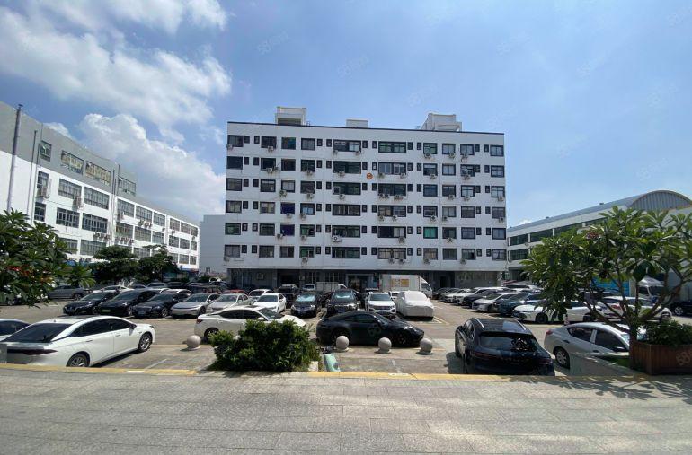 龙华油松工业园厂房仓库出租精装修300平起办公仓库一楼可分租