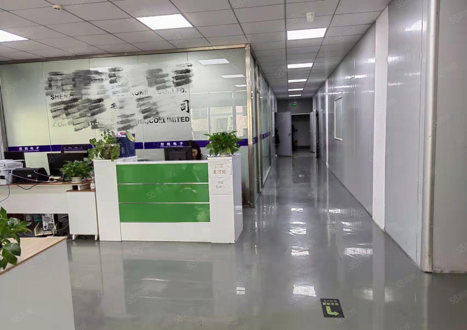 大浪新百丽原房东楼上500平单层精装厂房出租