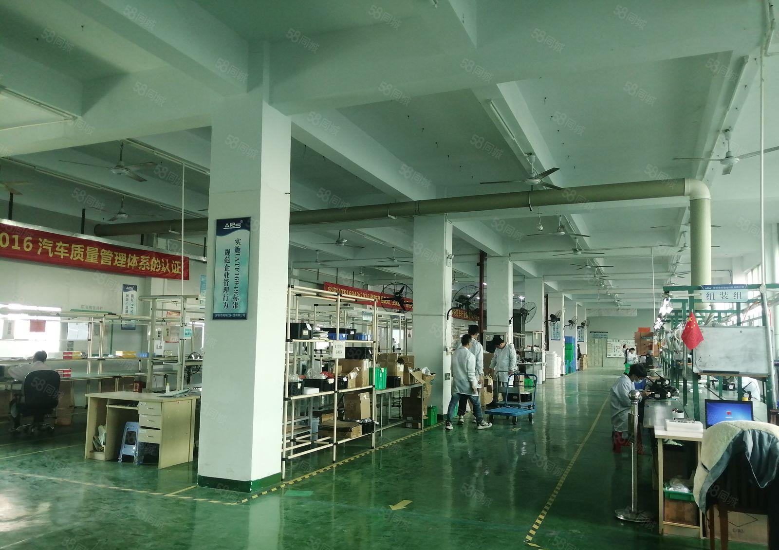 1000平观澜大富工业区原房东九成使用率，周边人流量多好招工