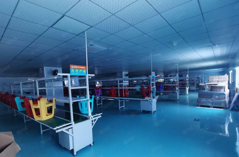 19元起租龙华地铁口工业区新出楼上带装修1980平厂房出租