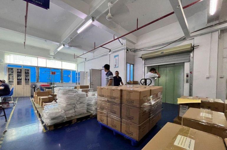 200平起租龙华电商园1000平整层厂房带装修一楼仓库出租