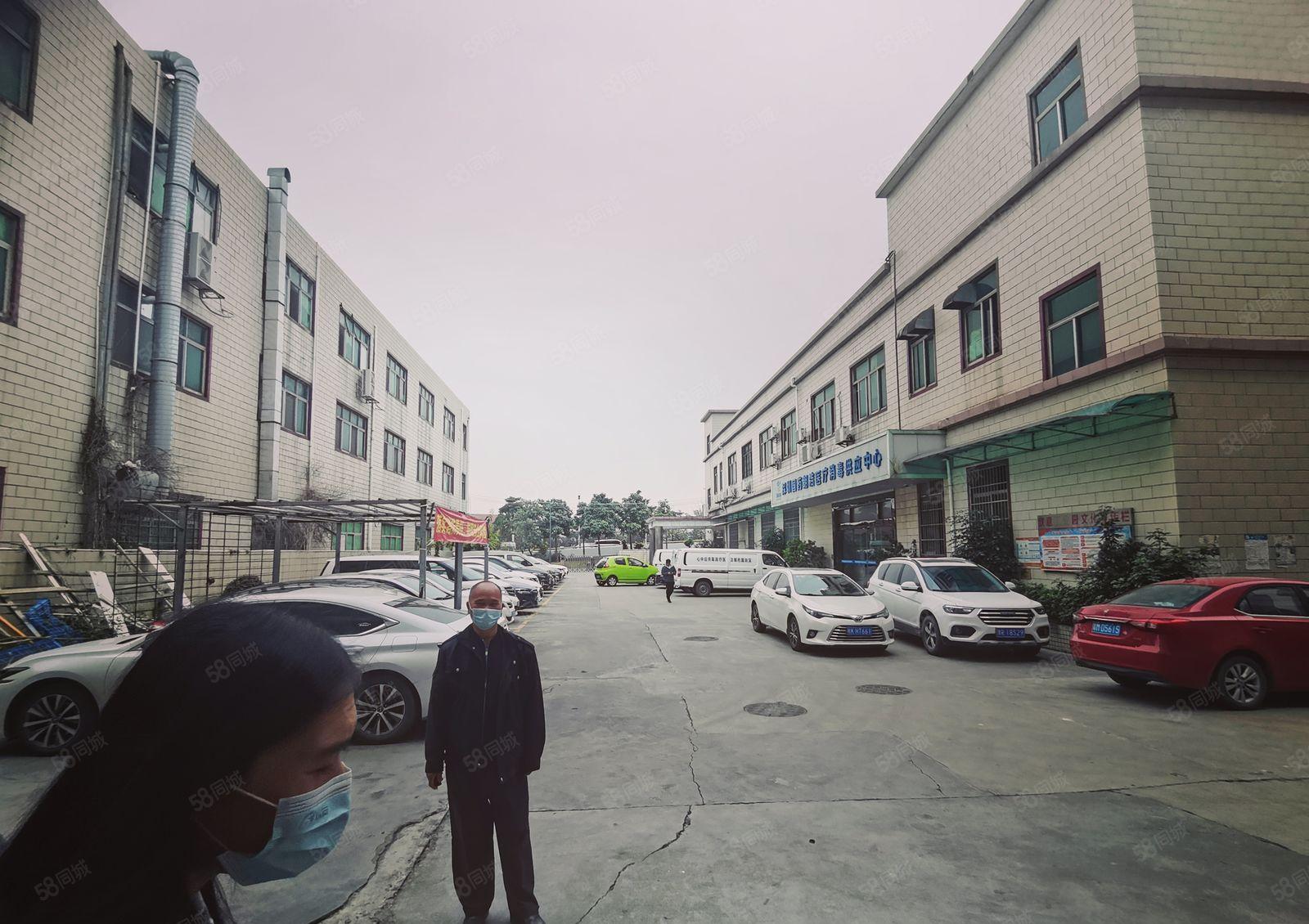 龙华新区观澜主干道工业园一楼和楼上标准厂房招租！100平起租