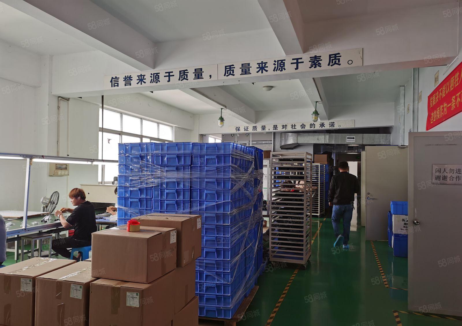 龙华区观澜街道新出原房东6楼1650平方，带无尘车间厂房出租