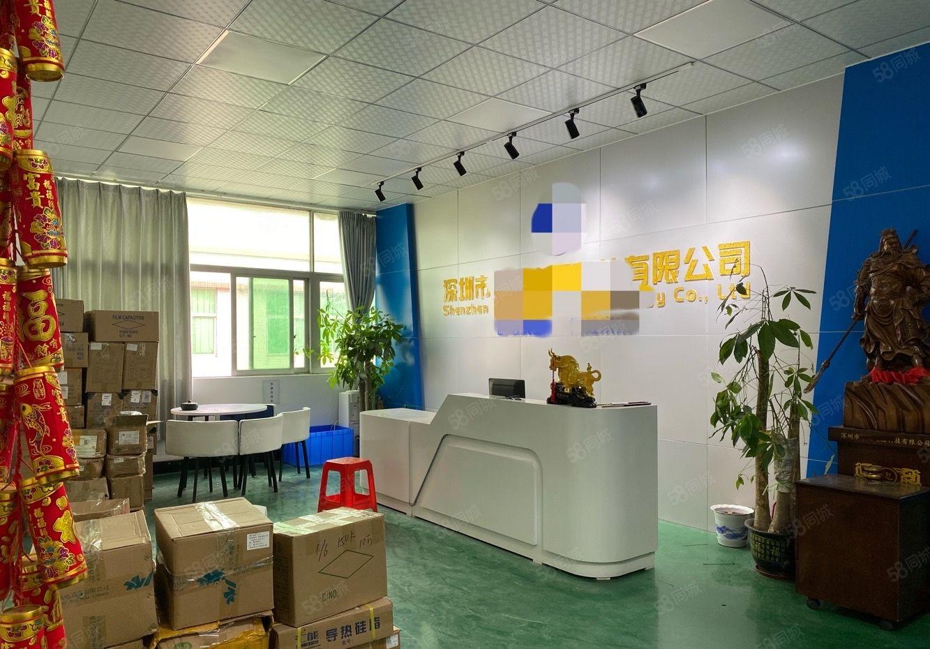 观澜新田高速口1500平方精装修原房东红本仓库厂房出租零公摊