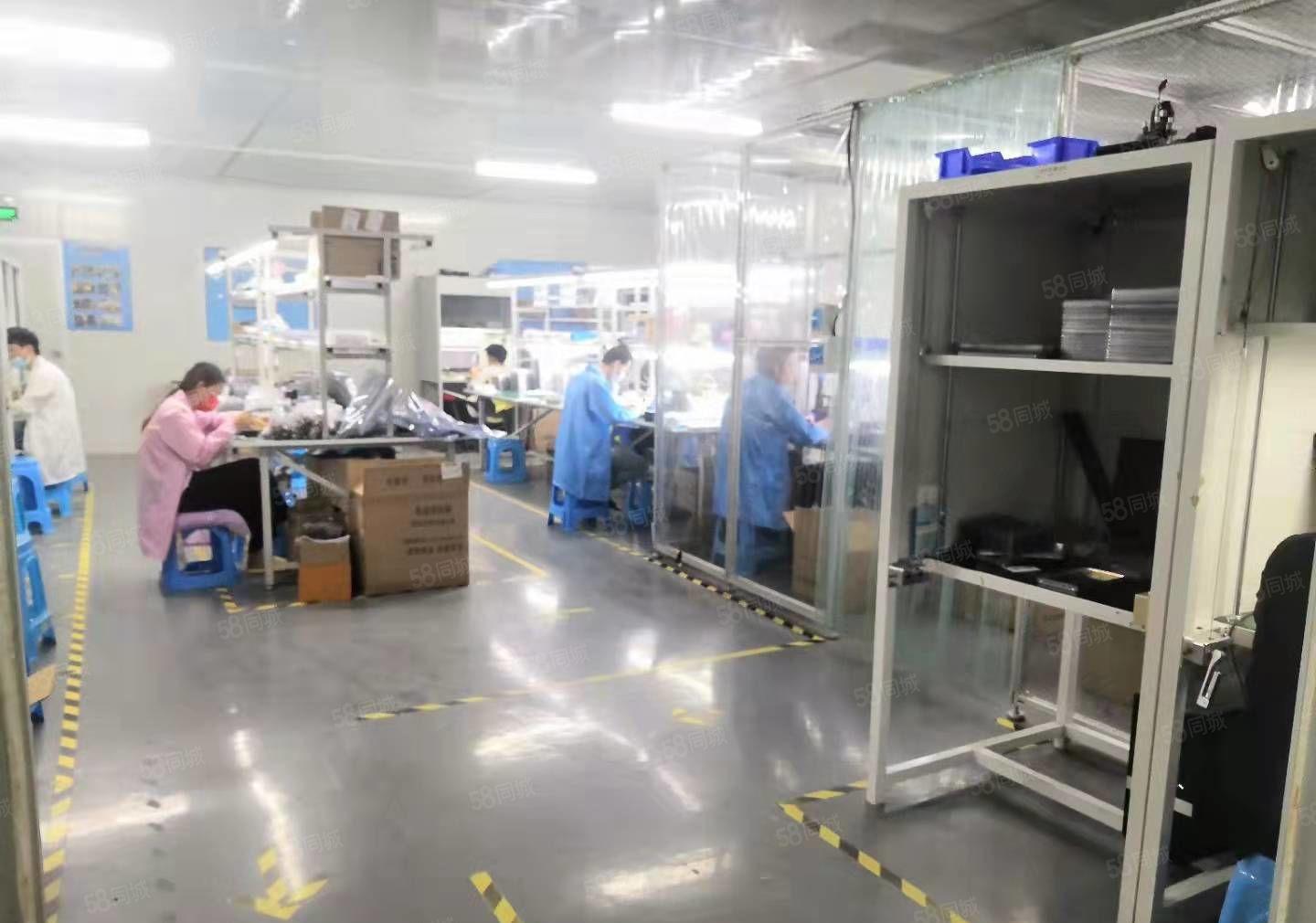 龙华大浪上横朗附近新出楼上1000平精装无尘车间厂房出租.