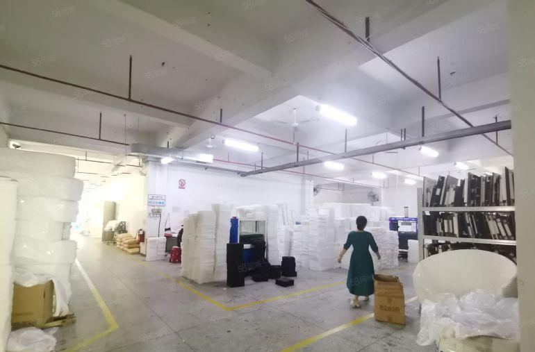 龙华观澜地铁口高速口工业园标准厂房2150平，精装修，低价租