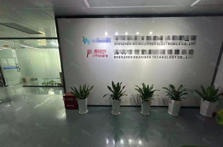 观澜福民原房东楼上500平豪华精装修厂房仓库出租水电齐全