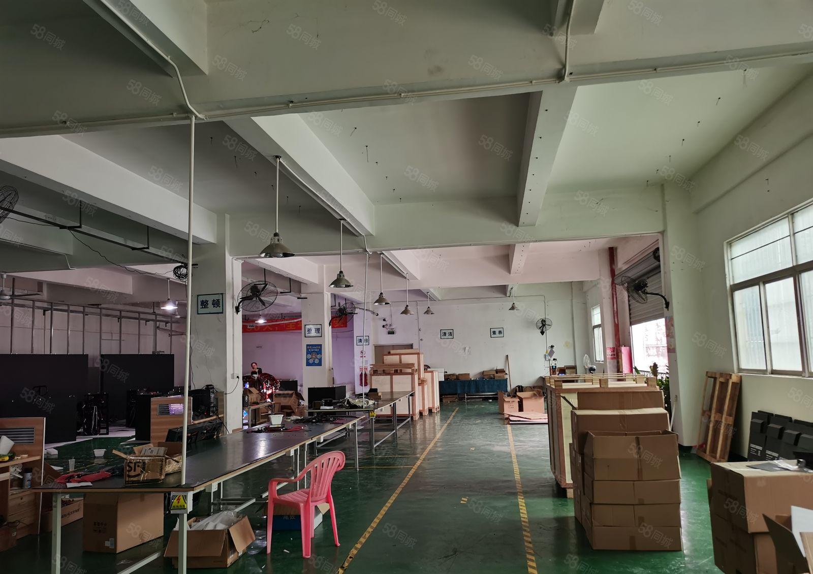 观澜大水坑新出三楼1000平方，带装修水电齐全，厂房出租