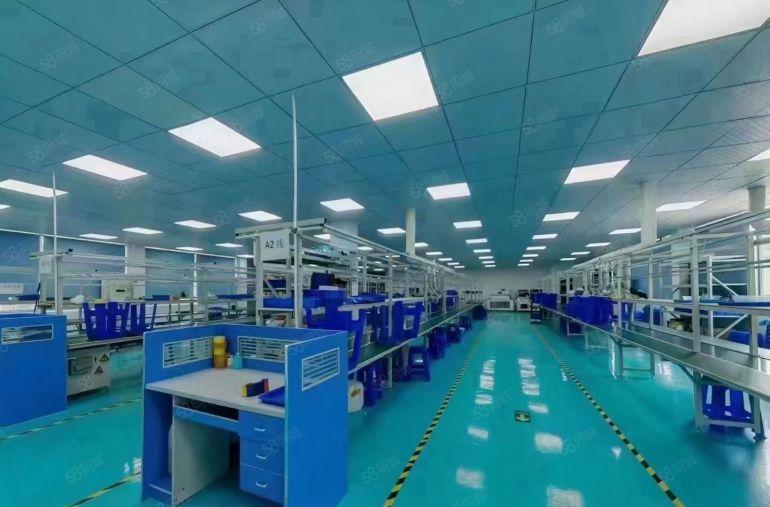 横岗六约工业园区原房东红本2楼1000平方带装修水电齐可分租