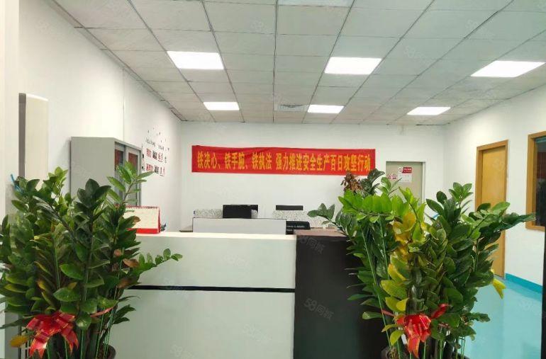 横岗六约原房东工业园楼上1000平带精装修办公室仓库厂房出租