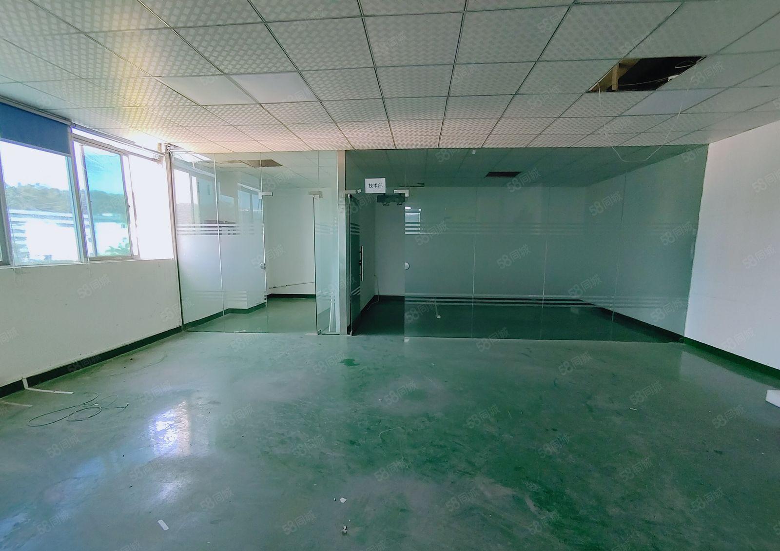 原房东龙岗新生楼上1480平厂房仓库出租无公摊可分租带地坪漆