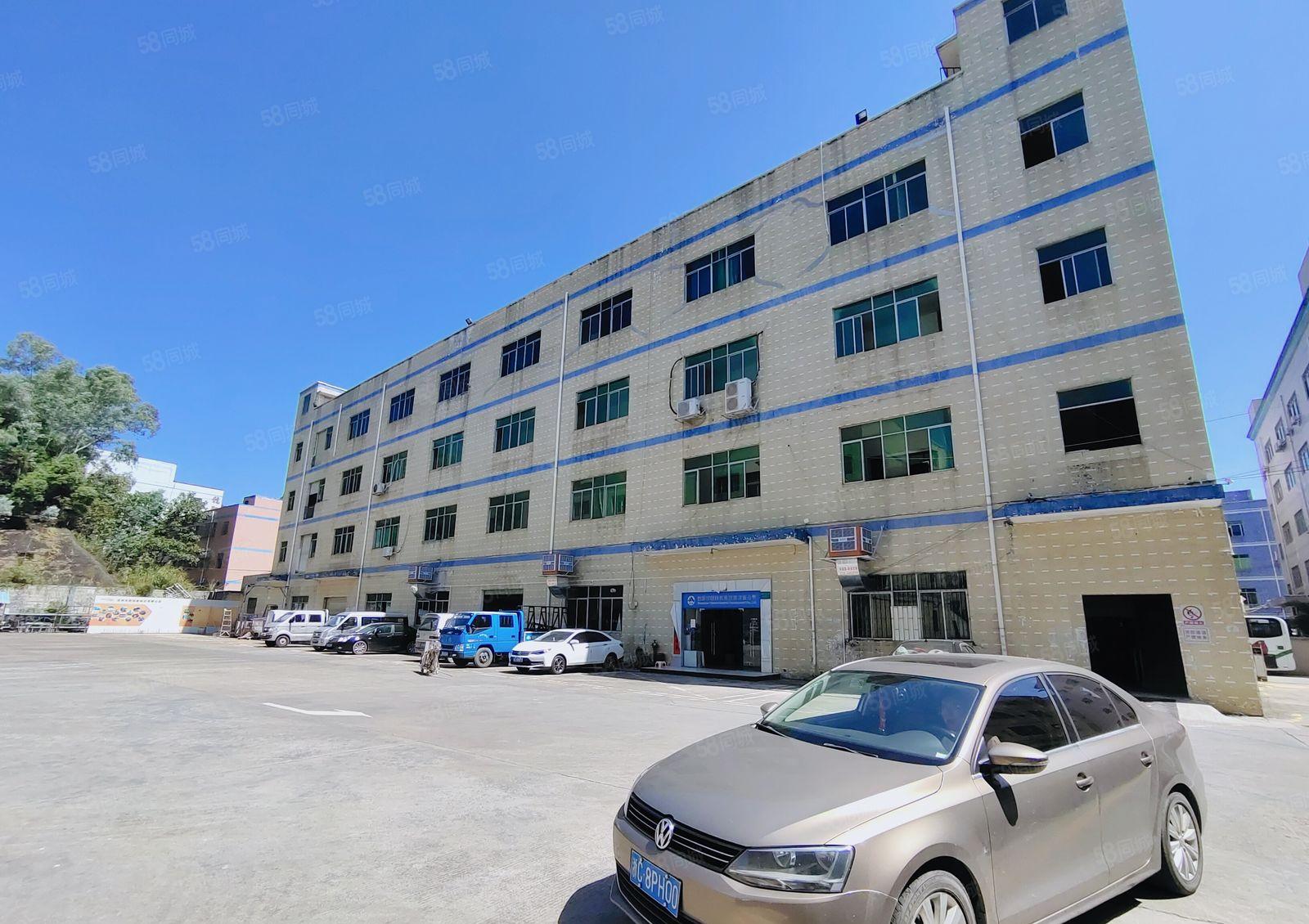 原房东龙岗新生楼上1480平厂房仓库出租无公摊可分租带地坪漆