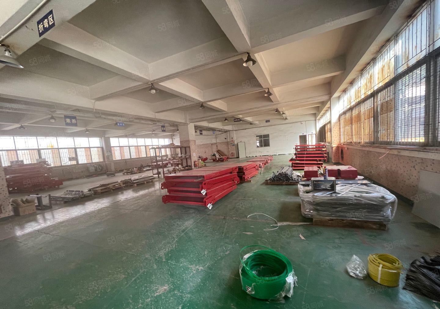 龙岗嶂背沙荷路新出楼上1200平带地坪漆办公仓库红本厂房出租