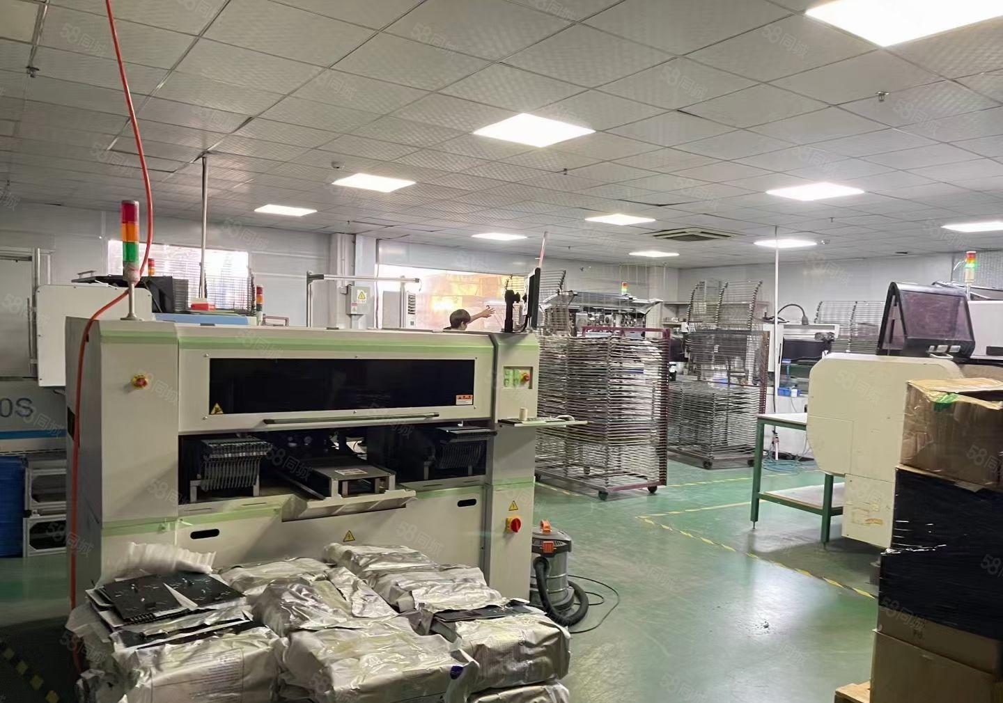 横岗六约工业园区原房东红本2楼1300平方带装修水电齐可分租