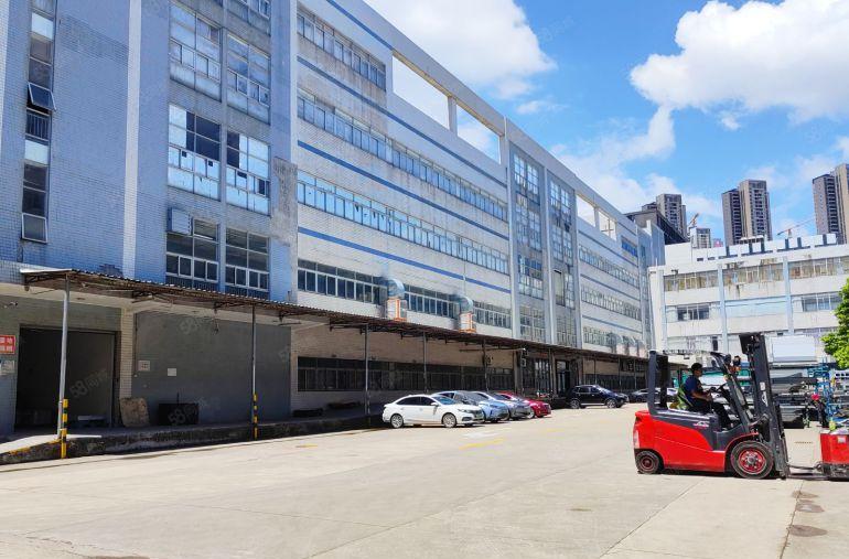 龙岗宝龙物流园楼上2000平出租，带卸货平台园区空地大