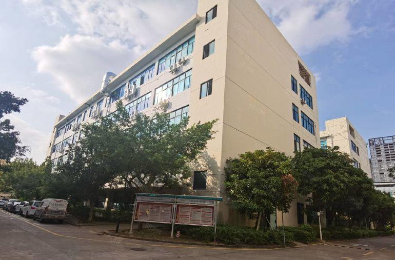 岗头产业园新空出A栋3楼800平方带精装修办公室前台厂房出租