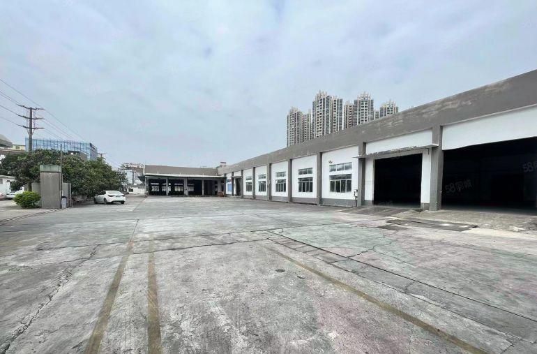 20块！滴水9米5000平坪地原房东钢结构厂房实际面积出租