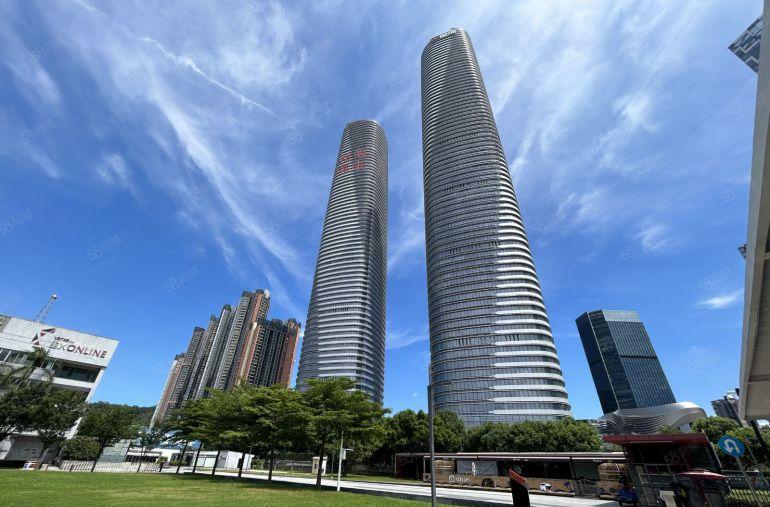 地标性建筑200平起分星河等高双子塔2000平精装办公室出租