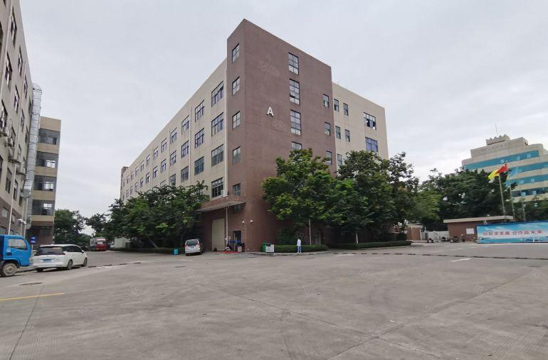 华南城地铁站附近现成装修红本厂房出租可分租空地大交通便利