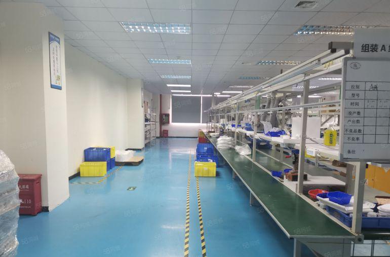 坪地高桥工业园区原房东红本2楼1200平方带装修水电齐可分租